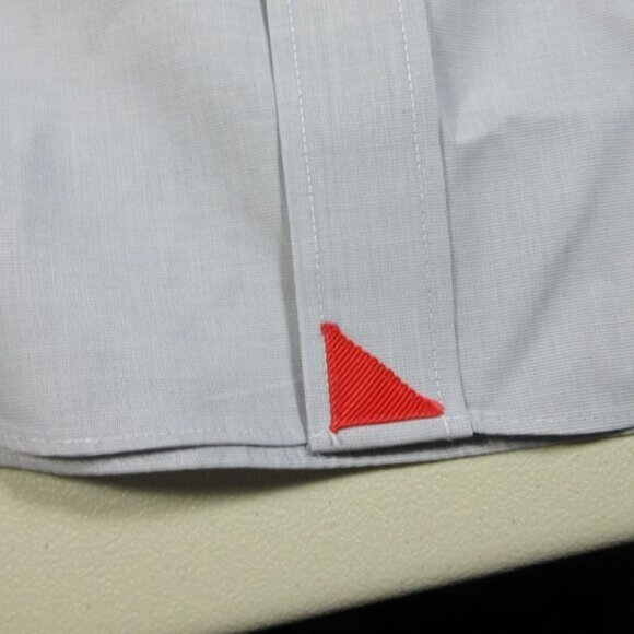 UNTUCKit mens solid gray woven Wrinkle Free button down shirt 2XLT TALL EUC - Picture 6 of 7